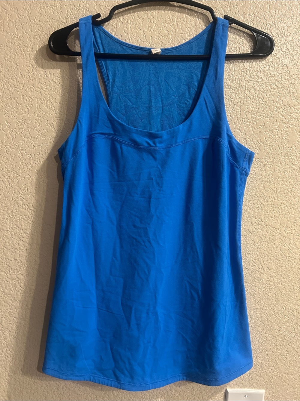 lululemon athletica Bright Blue Scoop Neck Tank